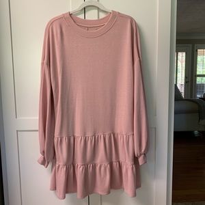 Cotton knit dress